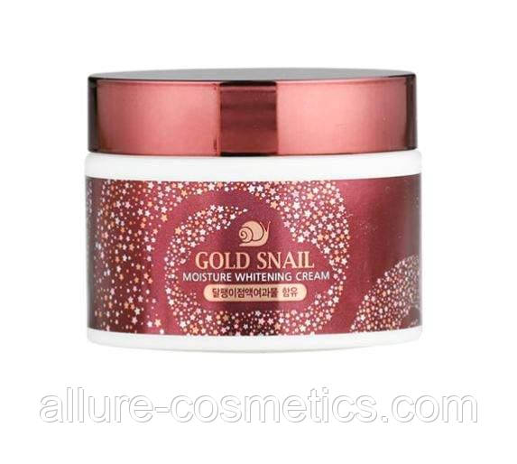Крем з муцином равлика Enough Gold Snail Moisture Cream Whitening