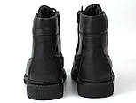 Черевики чоловічі зимові шкіряні на хутрі взуття великих розмірів Rosso Avangard Taiga Ultimate Black Leather BS, фото 6