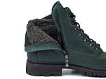 Зелені черевики чоловічі зимові шкіряні взуття великих розмірів Rosso Avangard Taiga Ultimate Green Leather BS, фото 4