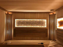 Панно з ялівцю 500х500 мм для лазні, сауни та будинку, фото 5