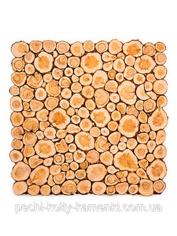 Панно з ялівцю 500х500 мм для лазні, сауни та будинку, фото 1