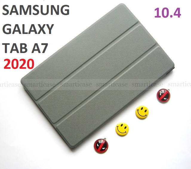 серый чехол Samsung Tab A7 2020