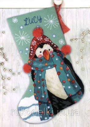 Набір для вишивання гобеленом "Fuzzy Penguin//Пінгвін" DIMENSIONS 71-09160
