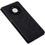Захисний чохол-книжка Nillkin для Huawei Mate 40 Pro Qin leather case Black, фото 4