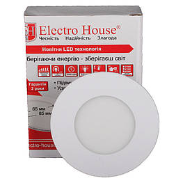 LED панель кругла 3W 4100К 270Lm Ø90мм