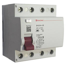 УЗО 4P 25A 100mA 230-400V IP20