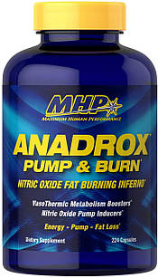 МХП Анадрокс комплексний препарат MHP Anadrox Pump Burn 224 капсули