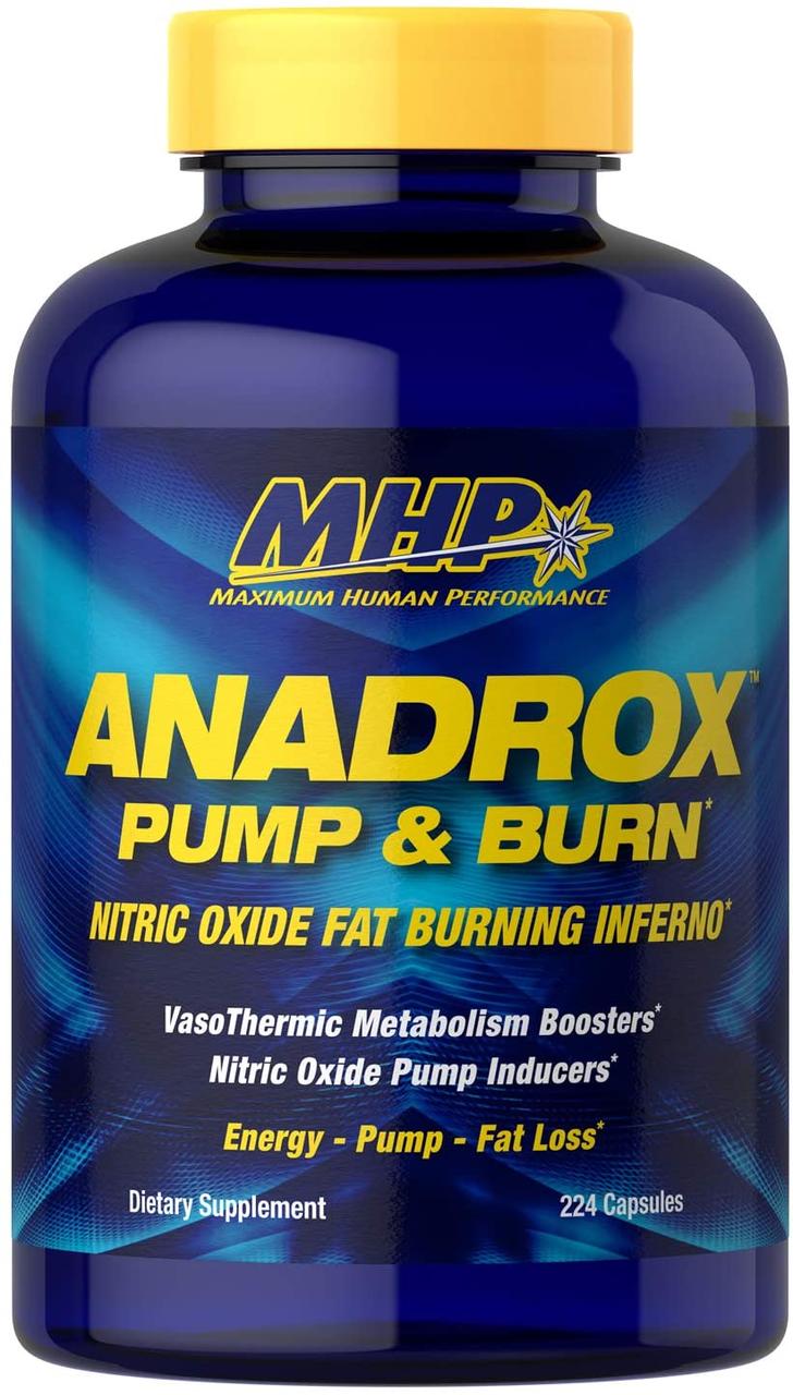 МХП Анадрокс комплексний препарат MHP Anadrox Pump Burn 224 капсули