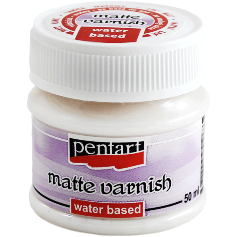 Лак фінішний на водній основі, матовий, 50 мл, Pentart, фото 1