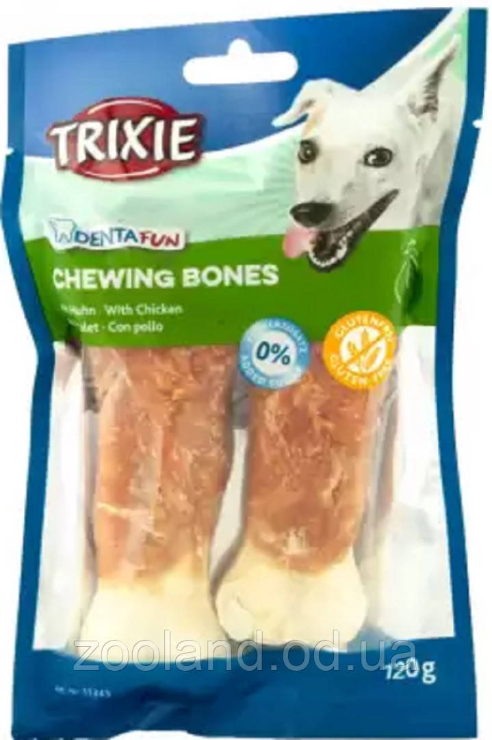 31345 Trixie Denta Fun Жувальна кістка з куркою, 200 г/20 см