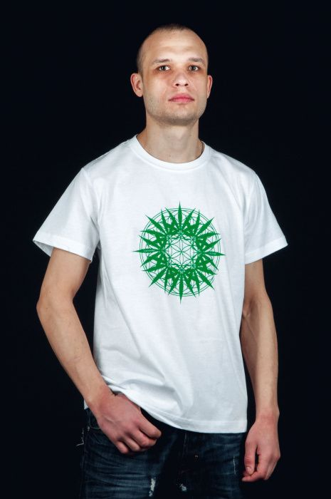 Футболка чоловіча "Plant of Life" колір - білий XL