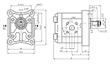 Гідравлічний насос шестерний Hydro-Pack 10A2,65X026, фото 3