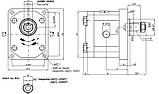 Гідравлічний насос шестерний Hydro-pack H20A6.3X016, фото 3