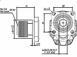 Шестерний (шестеренний) гідравлічний насос Hydro-pack TRC-EHASS 61-L(R), фото 3