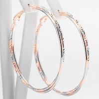 Сережки Кільця Родій і Позолота XР Вія