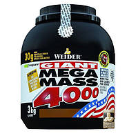 Гейнер Weider Mega Mass 4000, 3 кг - Ваніль