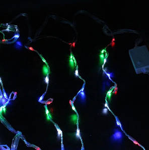 Гірлянда Xmas Водоспад 3M2M 360LED M-3 Мультиколірна 12PCS 184363, фото 4