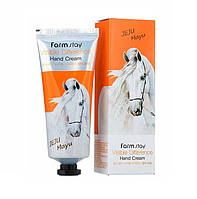 Крем для рук с лошадиным жиром Farm Stay Visible Difference Hand Cream Horse Oil 100g