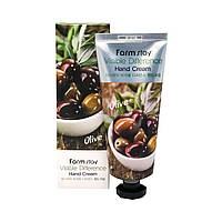 Крем для рук с экстрактом оливы Farm Stay Visible Difference Hand Cream OLIVE 100g