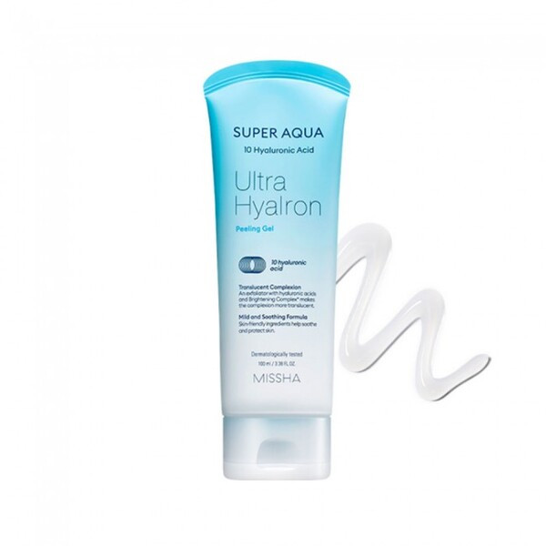 MISSHA Гель-пілінг із гіалуроновою кислотою Super Aqua Ultra Hyalron Peeling Gel, 100 мл