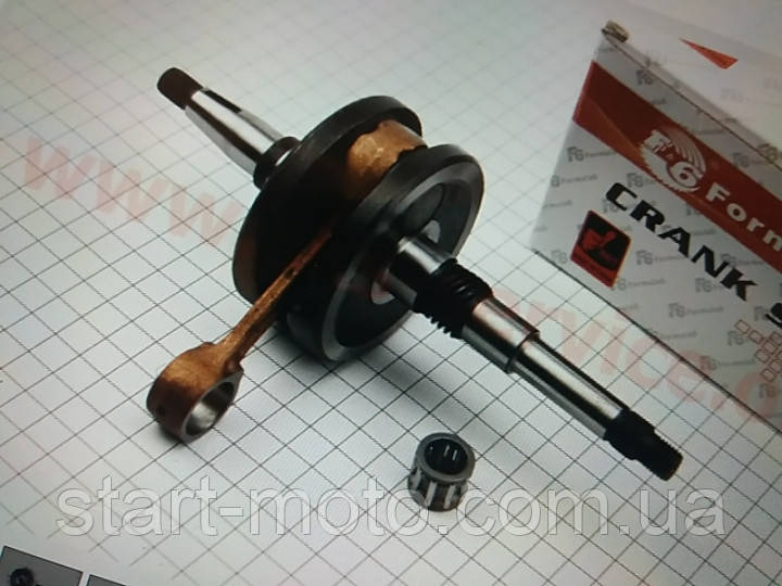 Honda Tact AF24 Колінвал+голчастий вал 12mm (фірма Formula-6)