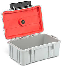 Ящик (Кейс) водонепроникний EPC025, розмір внутрішній 170х105,5х75 (13 + 62) мм, сірий, фото 2