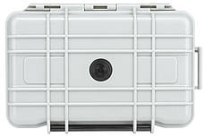 Ящик (Кейс) водонепроникний EPC025, розмір внутрішній 170х105,5х75 (13 + 62) мм, сірий, фото 5