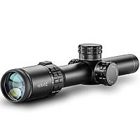Оптика Hawke Frontier 1-6x24. Сітка - Tactical Dot з підсвіткою. Діаметр - 30 мм