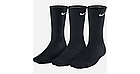 Носки Nike Cotton Crew 3-pack black. (ар. SX4700-001)., фото 6