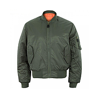Куртка Бомбер тактична двостороння Mil-Tec MA1 Olive 10403001