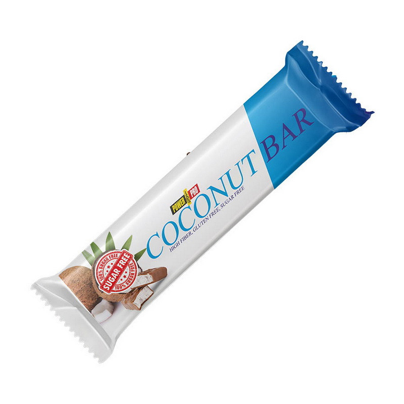 Протеїновий батончик без цукру Power Pro Coconut Bar 50 g кокос