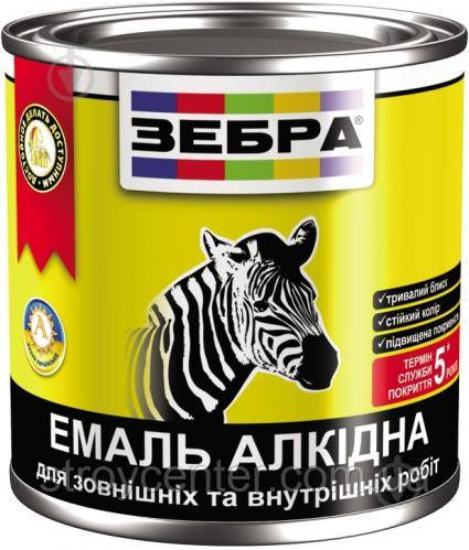 Емаль алкідна ПФ-116 Зебра No 16 (світло-сірий) 0,9 кг