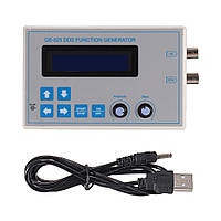 Генератор сигналов низкочастотный DDS DC9V ЖК-дисплей USB кабель 1 Гц-65534 Гц