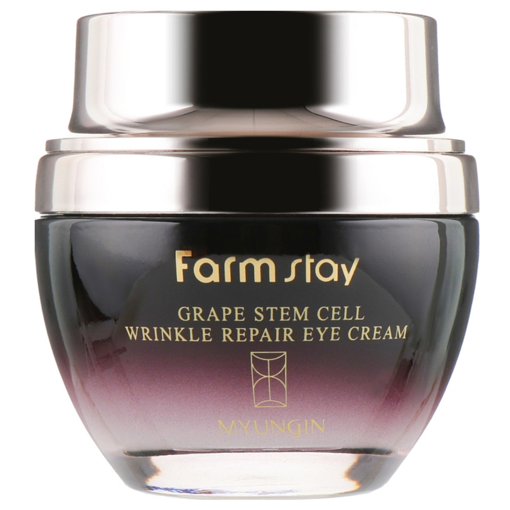 Антивіковий крем для очей з виноградом Farmstay Grape Stem Cell Wrinkle Repair Eye Cream 50 мл, фото 1