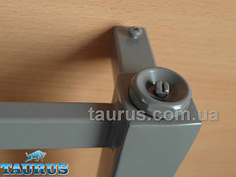 Сірий Кран Маєвського плоский Gray 1/2 на сушарку для рушників. Під викрутку. З гумкою. Компактний. ThermoPulse