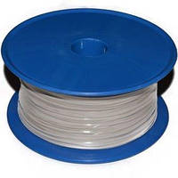 07-12-008. Пакувальний дріт в ПВХ ізоляції, біла, на котушці, 250м