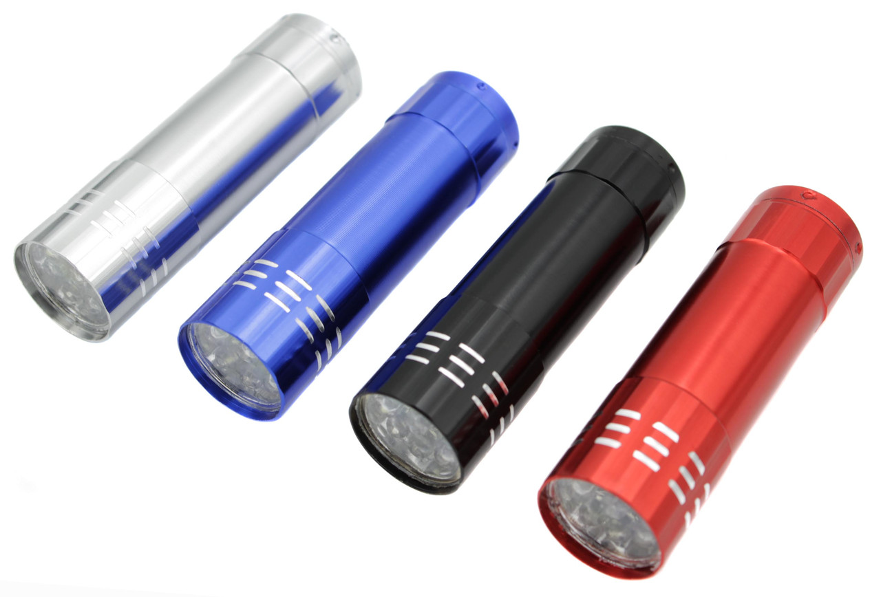 Ліхтар WD-222 "Metall"/3хААА/9 LED