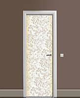 Наклейка на дверь Zatarga «Пастельные тона» 650х2000 мм виниловая 3Д наклейка декор самоклеящаяся