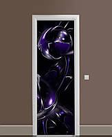 Наклейка на дверь Zatarga «Загадки сапфира» 650х2000 мм виниловая 3Д наклейка декор самоклеящаяся