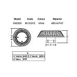 Форсунка стінова під бетон Kripsol, фото 2