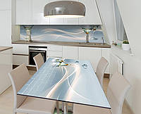 Наклейка 3Д виниловая на стол Zatarga «Классический мартини» 600х1200 мм для домов, квартир, столов, кофейн,