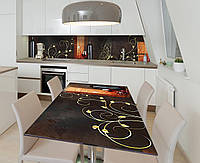 Наклейка 3Д виниловая на стол Zatarga «Коллекционное вино» 650х1200 мм для домов, квартир, столов, кофейн,