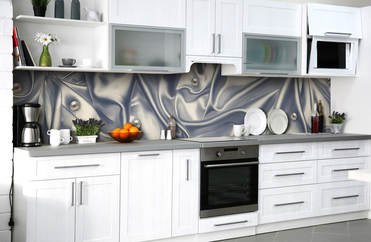 Скинали на кухню Zatarga Перлинні таємниці 2000х600 мм вінілова 3Д Наліпка кухонний фартух самоклеюча