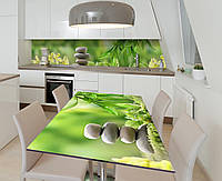 Наклейка 3Д виниловая на стол Zatarga «Индийская мудрость» 600х1200 мм для домов, квартир, столов, кофейн,