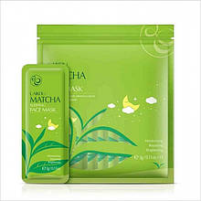 Нічна Маска з зеленим чаєм LAIKOU Matcha Sleeping Face Mask в порційних пакетиках