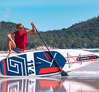 Сапборд Gladiator ELITE 11'4" 2021 — надувна дошка для САП серфінгу, sup board, фото 10