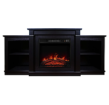Електрокамін з порталом FASHION TV STAND AF-18 ArtiFlame венге каминокомплект з обігрівом, фото 2
