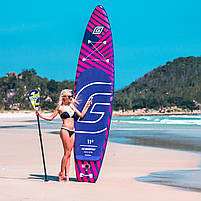 Сапборд Gladiator PRO 11'2" DSGN 2021 — надувна дошка для САП серфінгу, sup board, фото 9