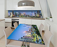 Наклейка 3Д виниловая на стол Zatarga «Современная Азия» 650х1200 мм для домов, квартир, столов, кофейн, кафе