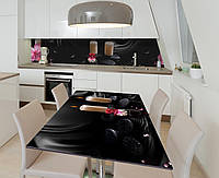 Наклейка 3Д виниловая на стол Zatarga «Согревающее тепло» 600х1200 мм для домов, квартир, столов, кофейн, кафе
